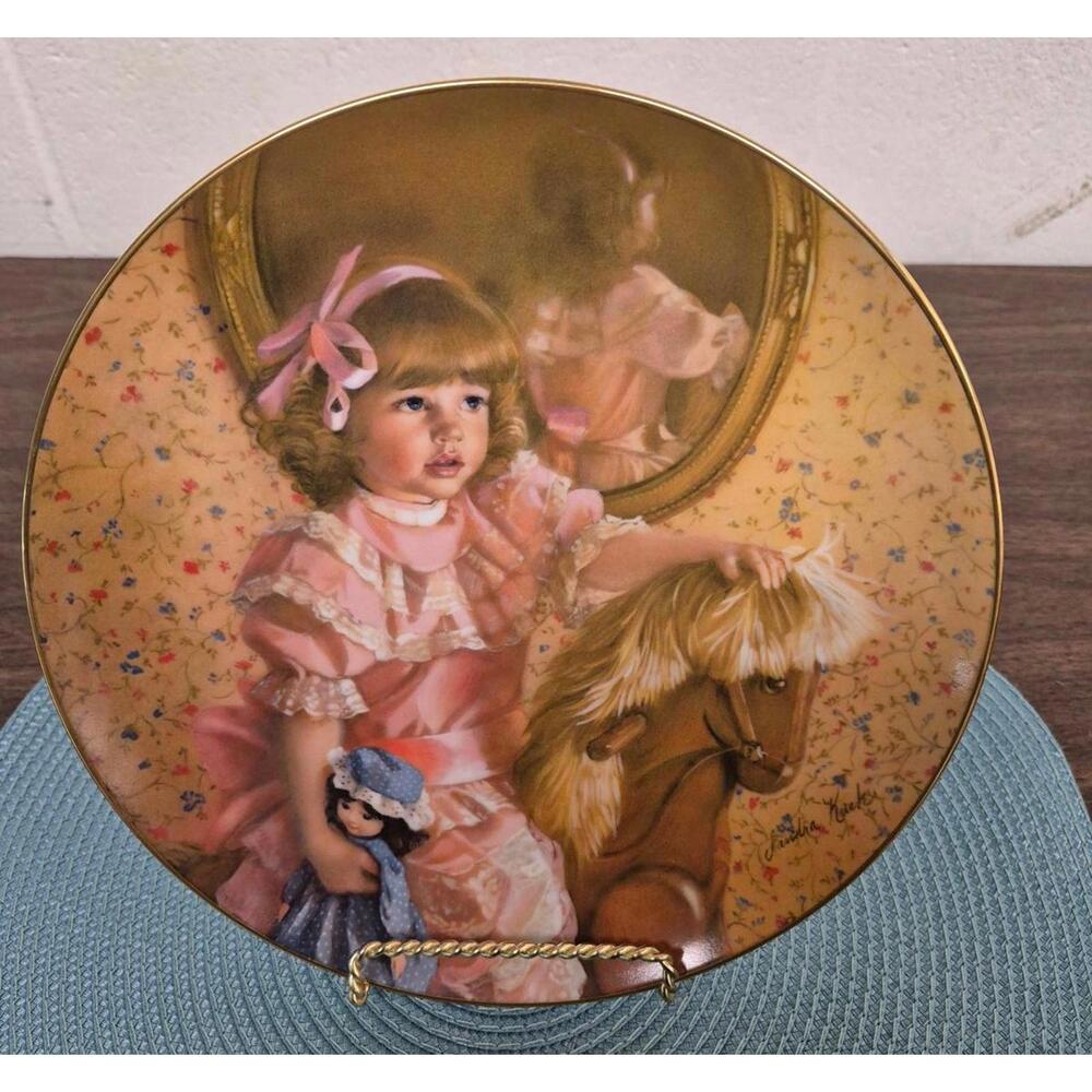 Reco Collectible Plate - Amy's Magic Horse by Sandra Kuck